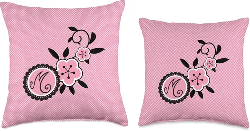 Vista 3 de Miraculous Mariquita Marinette Dupain-Cheng Flowers Throw Pillow