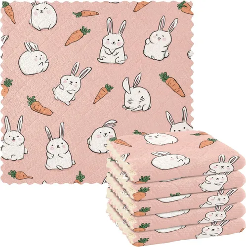 Vista 25 de Autumn Poppy Flowers06 - Juego de 6 paños de limpieza de microfibra para autos, máquina súper absorbente