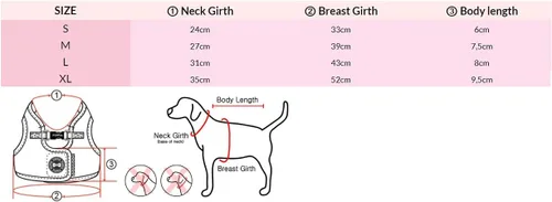 Vista 5 de Puppia Blitzen - Arnés tipo chaleco para perro, arnés cálido para invierno y Navidad, para perros pequeños y medianos, rojo a cuadros, talla S