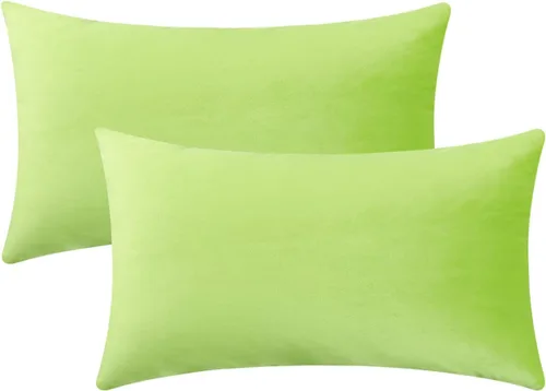 Vista 49 de Jeneoo Juego de 2 fundas decorativas para cojines de terciopelo suave y cómodo, funda sólida para cojín de sofá, decoración