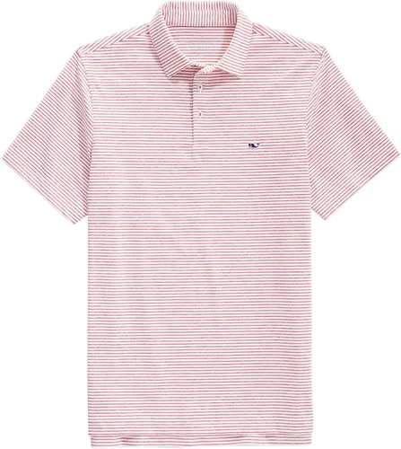 Vista 57 de Vineyard Vines Polo Bradley Stripe Sankaty para hombre Ocean Breeze Tejeda