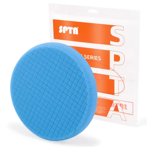 Vista 25 de SPTA - Almohadilla verde de corte grueso de 3.5 pulgadas para placa de respaldo de 3 pulgadas (80 mm), esponja de pulido ideal para pulir