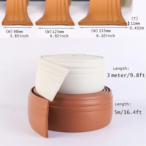 Vista 7 de Tira autoadhesiva para bordes de pared, flexible, extragruesos, protectores de bordes de mesa, protectores de parachoques de seguridad para bebés
