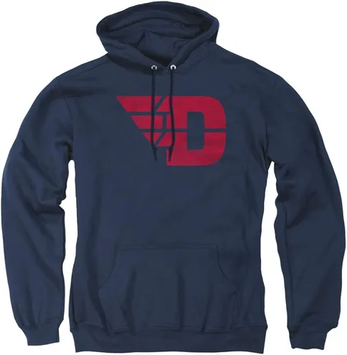 Vista 110 de Distressed College Primary Logo Adult Pullover Hoodie Collection 1 Universidad Estatal de Albany