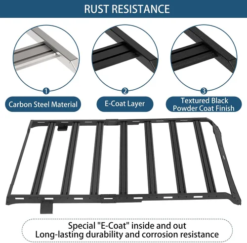 Vista 7 de u-Box Bronco Barras transversales de aluminio para Ford Bronco 2021-2026 con techo rígido de 2 puertas (excluye Bronco Sport), cesta de carga