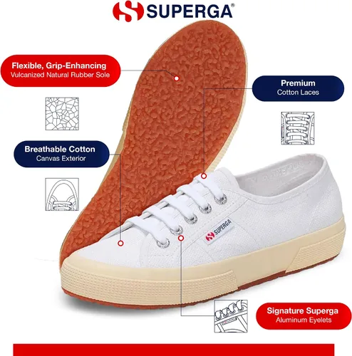 Vista 26 de Superga Tenis clásicos unisex para adultos 2750-cotu