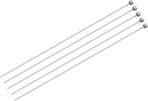 Vista 12 de uxcell Pasadores eyectores rectos, 0.118 in (1/8 ") de diámetro. Punzón de punta redonda de acero 65Mn 200 mm (8") de largo para mantenimiento