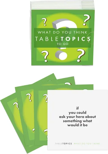 Vista 2 de TABLETOPICS To Go - What Do You Think, juego