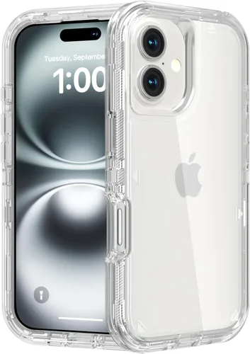 Vista 84 de Follaroma Funda para iPhone 11, Protección Resistente a Prueba de Golpes para Fundas de Teléfono, Anticaídas, Cubierta Protectora Transparente
