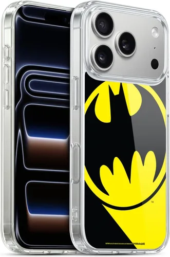 Vista 464 de Head Case Designs Funda de gel con licencia oficial de Batman DC Comics Bat Signal Logos [protección de grado militar] compatible con Apple iPhone 7