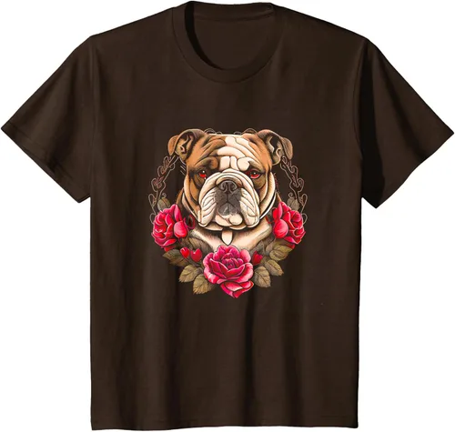 Vista 6 de Día de San Valentín - Camiseta de San Valentín Bulldog Inglés, Negro
