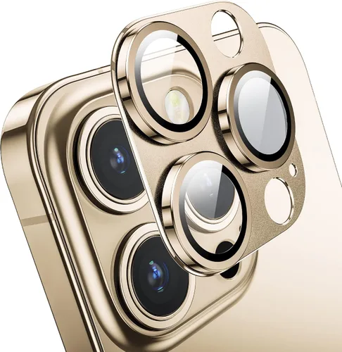 Vista 11 de Protector de lente de cámara para iPhone 14 Pro / iPhone 14 Pro Max, cubierta de cámara de aleación de metal con accesorios de protector de pantalla