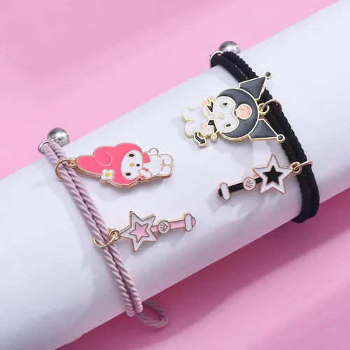 Vista 3 de Collar de anime figura de joyería para adolescentes kawaii mejores amigos gargantilla colgante para niña Metal Tiendaita