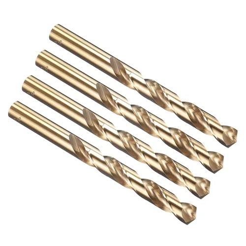 Vista 208 de PATIKIL Broca Jobber de 0.039 in, vástago recto M35 cobalto 5% acero de alta velocidad 135° acabado dorado para metal duro de acero inoxidable - 2