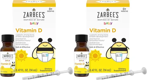 Vista 10 de Zarbee's Naturals para bebé, 531, suplemento de vitamina D Vitamin D Supplement), 1, 1
