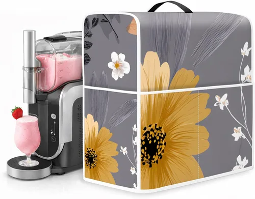 Vista 8 de Funda protectora para máquina de granizado, impermeable y a prueba de polvo, antiestática, protector universal para licuadora de bebidas congeladas