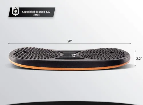 Vista 5 de FEZIBO Alfombrilla de Escritorio de Pie con Tabla de Equilibrio, Alfombrilla Antifatiga para Escritorio de Oficina, Tabla de Equilibrio con Diseño