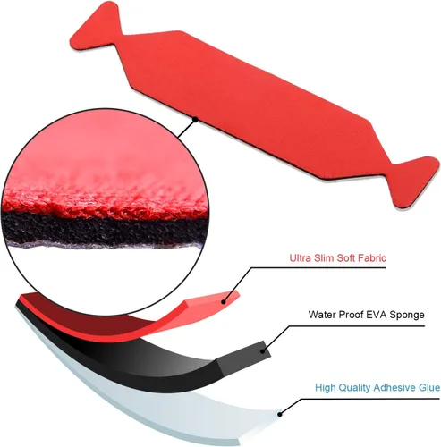 Vista 2 de Gomake Squeegee - Envolturas de vinilo de fieltro microfino para escobilla de goma de 4 pulgadas, herramienta de tintado de ventana de automóvil 10