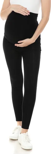 Vista 2 de Leggings Depot Jeans de maternidad para mujer con bolsillos, cómodos, elásticos, pantalones de embarazo