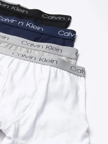 Vista 2 de Calvin Klein Paquete de 8 calzoncillos tipo bóxer para niños, paquete básico