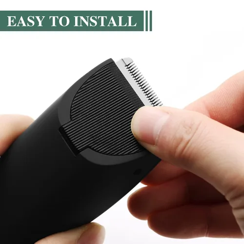 Vista 2 de Paquete de 2 cuchillas de repuesto para recortadora Meridian, cuchillas de repuesto higiénicas de cerámica compatibles con Meridian Body Trimmer