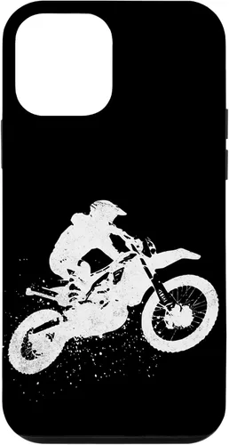 Vista 16 de iPhone 16 Dirt Bike Riding Motocross Racing Motorcycle Vintage Graphic Case