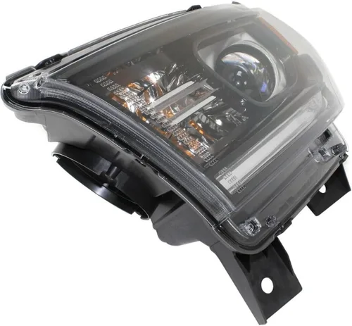 Vista 3 de Faro luz proyector izquierda transparente negro para Dodge Durango