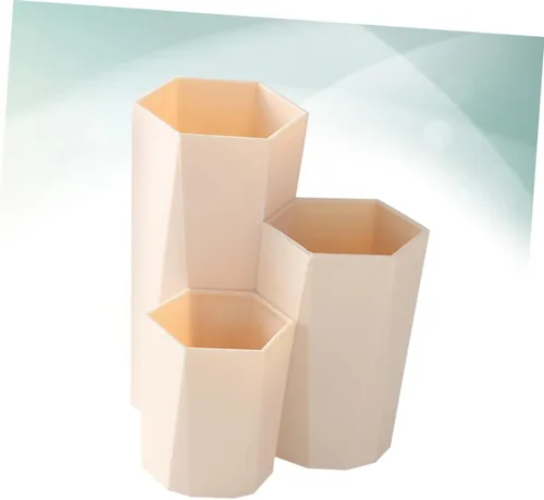 Vista 4 de TEHAUX 2 unids cosméticos cepillo titular artículos artículos titular accesorios para escritorio accesorios lápiz lápiz