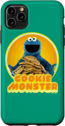 Vista 11 de Funda termoadhesiva para iPhone 14 Sesame Street Cookie Monster