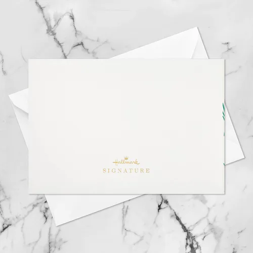 Vista 6 de Hallmark Signature Paper Wonder - Tarjeta de Navidad desplegable (corona clásica)