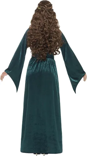 Vista 3 de Smiffys Disfraz de doncella medieval para mujer