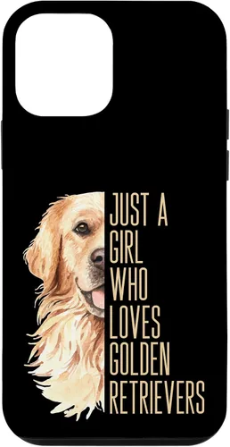 Vista 16 de Cute Golden Retriever - Just a Girl who Loves Goldens Case for iPhone 17