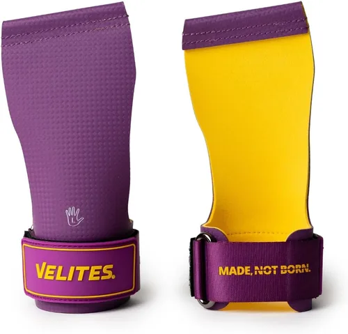 Vista 2 de Velites I Guantes Ultra Quad libres de magnesio I Manoplas para levantamiento de pesas I para entrenamiento cruzado o atletas de gimnasia I Mejora