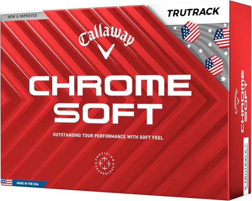 Vista 16 de Pelotas de golf Callaway Golf Chrome Soft Pista triple (blanco)