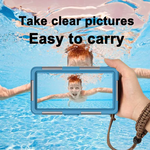 Vista 8 de ShellBox Case Funda de buceo de 2ª generación para teléfono/serie Samsung Galaxy, teléfonos universales [4.9-6.9 pulgadas], snorkel [15m/50ft]