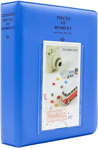 Vista 19 de Ablus - Álbum de fotos con 64 bolsillos para fotos instantáneas de cámaras Fujifilm Instax Mini 7s 8 8+ 9 25 26 50s 70 90 y letrero, pequeño