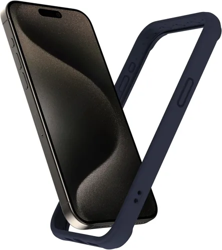 Vista 38 de Funda de silicona líquida para iPhone 12/12 Pro de 6.1 pulgadas, color negro [Absorción de golpes] [Protección de borde elevado]