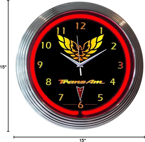 Vista 2 de GM Trans Am - Reloj de neón