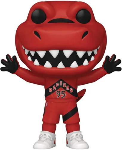 Vista 6 de POP NBA Mascots: Toronto - Raptor Funko Pop! Figura de vinilo (incluye funda protectora compatible con POP Box), multicolor, 3.75 pulgadas