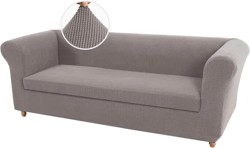 Vista 21 de UNBBRRL Funda de sofá Chesterfield de jacquard elástico, fundas de cojín gruesas para sofá, protector de muebles para sala de estar