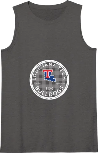 Vista 4 de Camiseta sin mangas Louisiana Tech Bulldogs a cuadros