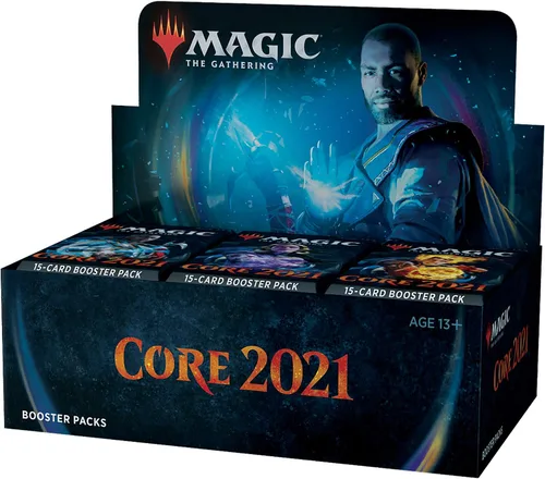 Vista 8 de Magic: The Gathering Core Set 2021 (M21) Draft Booster Box 36 paquetes de refuerzo (540 tarjetas) Último set