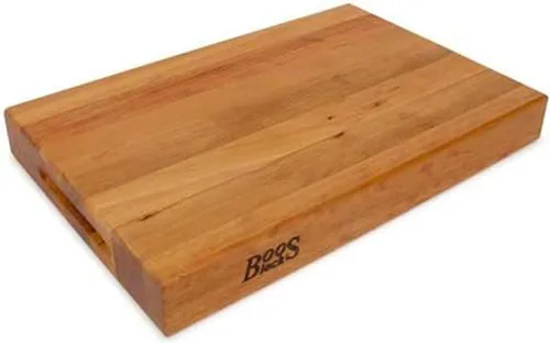 Vista 10 de John Boos Serie RA-Board Tabla de Cortar Rectangular de Madera de Arce 18"x12" – 2.25" de Grosor, Bloque de Carnicero Reversible de 15 lb con Veta