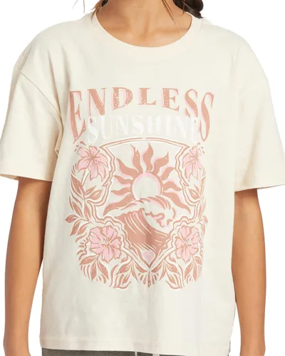 Vista 4 de Roxy Camiseta Boyfriend de gran tamaño para niña