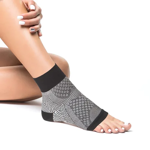 Vista 2 de invera Calcetines de compresión para fascitis plantar para mujeres y hombres, la mejor manga de compresión de tobillo, proporciona soporte