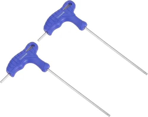 Vista 11 de uxcell Llave hexagonal de extremo de bola de 0.059 in, llave inglesa con mango en T, acero métrico CR-V, 2