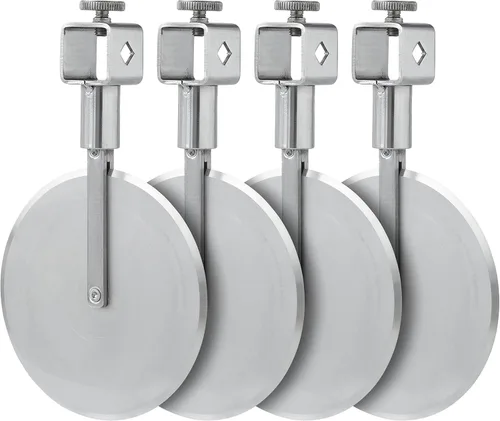 Vista 5 de Ateco Cortador de masa ajustable de varias ruedas con cerradura - 2.2 pulgadas de diámetro, borde acanalado