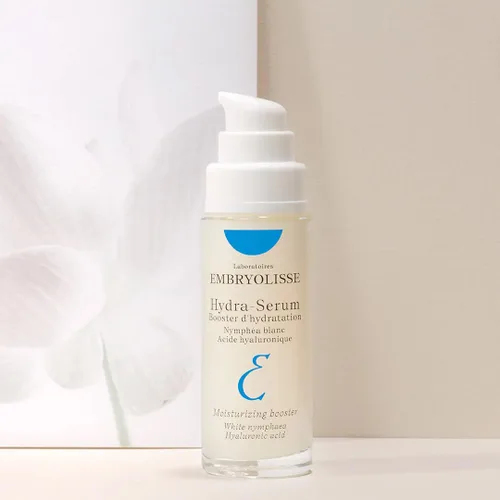 Vista 7 de Embryolisse Hydra-Serum, suero facial ligero de ácido hialurónico ultra hidratante con lirio de agua blanca, para pieles grasas a mixtas, 1.01 onzas