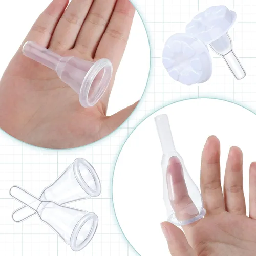 Vista 4 de Geiserailie 30 catéteres externos de condón desechables masculinos para hombres, medianos, estilo autoadherente (0.984 in)