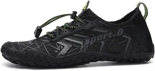 Vista 7 de UBFEN Zapatos de agua para natación, zapatos de natación para hombre y mujer, deportes de playa, secado rápido, descalzos para navegación, pesca